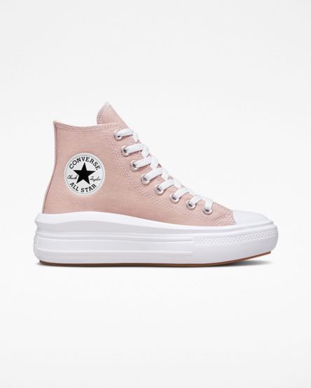 Topanky Na Platforme Converse Chuck Taylor All Star Move Seasonal Color Vysoke Damske Siva Biele | SK ZDNAM8